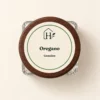 Oregano Gemalen — dopetiket van bovenaf