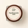 Paprikapoeder Zoet — dopetiket van bovenaf