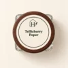 Tellicherry Peper — dopetiket van bovenaf