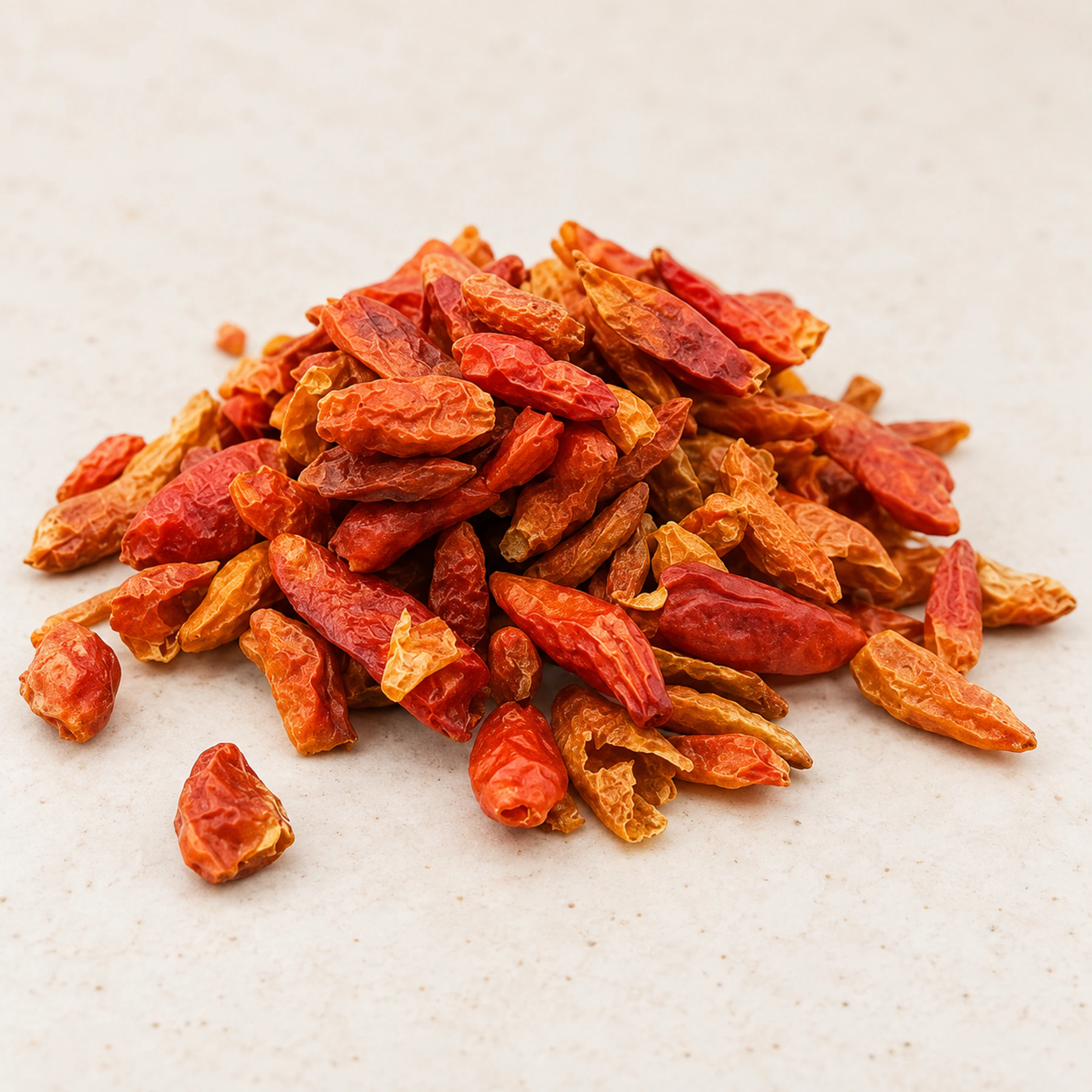 Bird's Eye Chilipepers — product van dichtbij