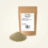 Witte Peper Gemalen — navulzak 100 g, met kruiden op de voorgrond