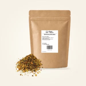Chimichurrikruiden — navulzak 200 g, met kruiden op de voorgrond