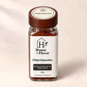 Chipotlepoeder — strooibus 50 g, met dopetiket