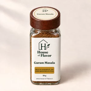 Garam Masala — strooibus 50 g, met dopetiket