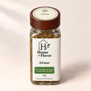 Za'atar — strooibus 50 g, met dopetiket