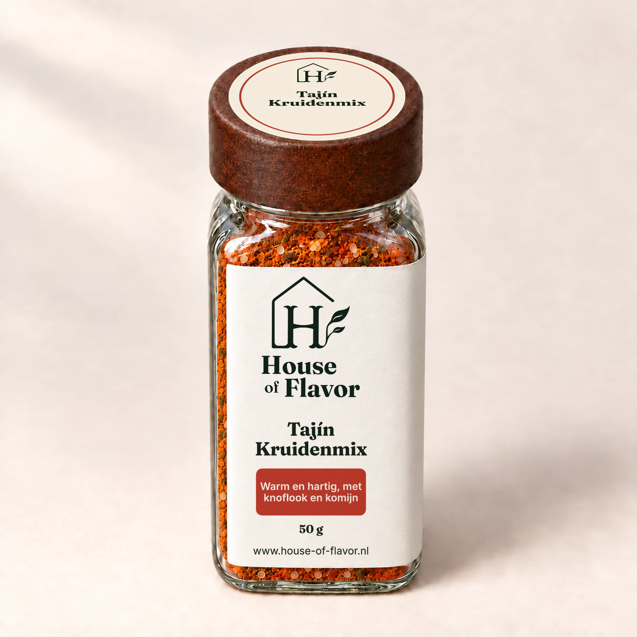 Tajín Kruidenmix — strooibus 50 g, met dopetiket