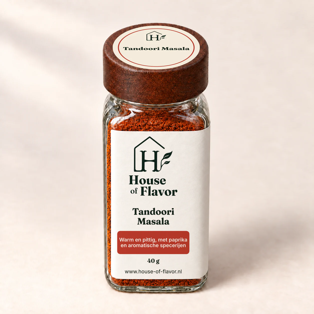 Tandoori Masala — strooibus 40 g, met dopetiket