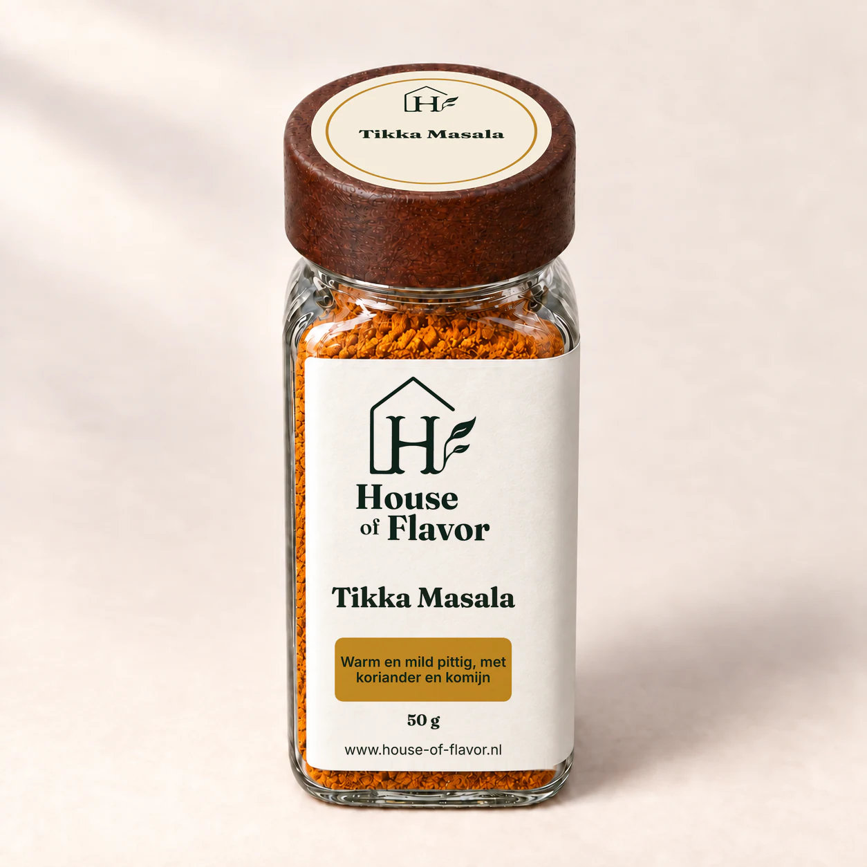 Tikka Masala — strooibus 50 g, met dopetiket