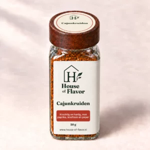 Cajunkruiden — strooibus 50 g, met dopetiket